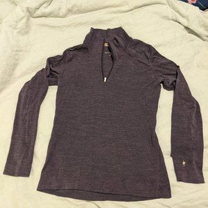 Smartwool Women's Small Midweight Quarter zip